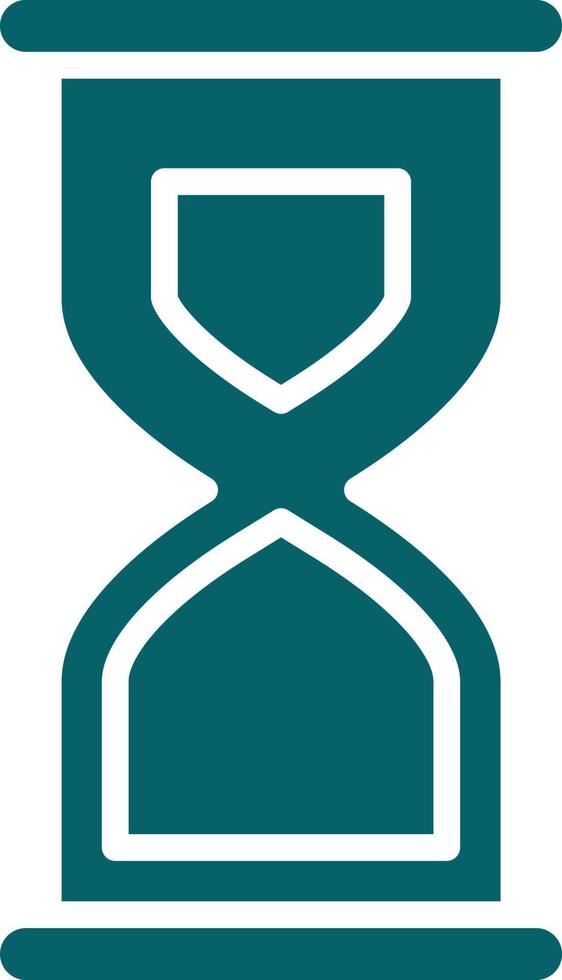 Sand Clock Icon Style vector