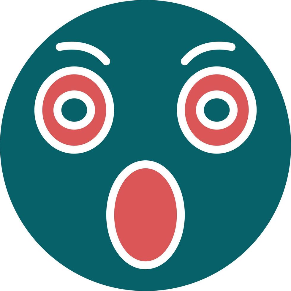 Surprised Icon Style vector