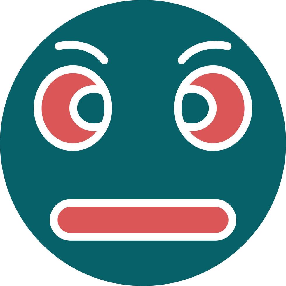 Rolling Eyes Icon Style vector