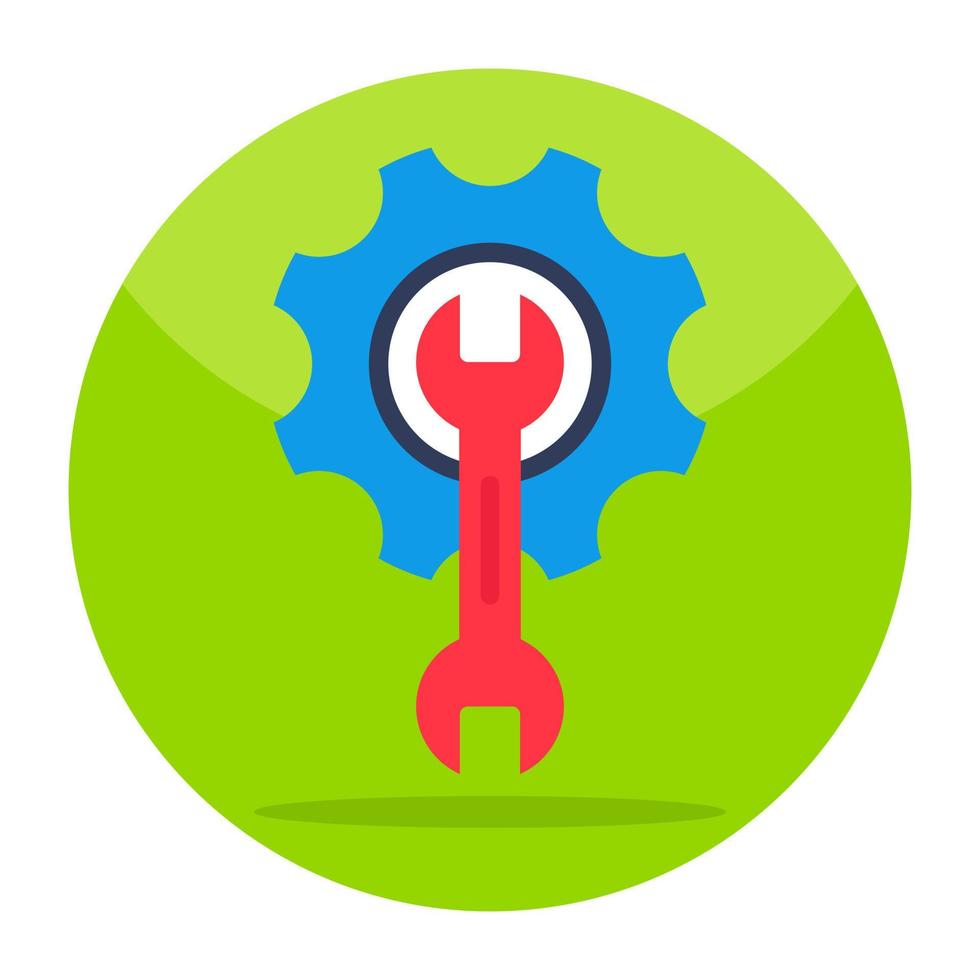 Modern design icon of technical tools vector