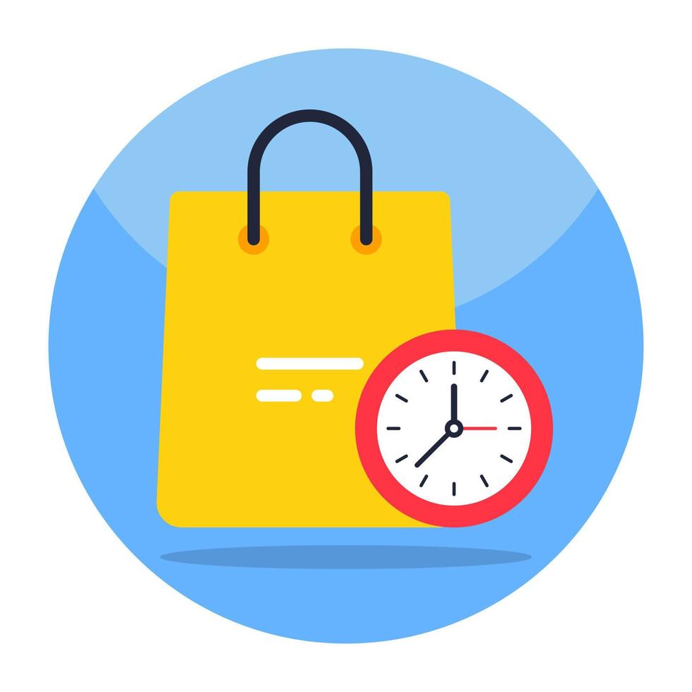 Perfect design icon of delivery time vector