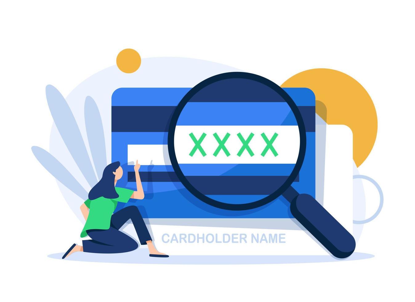 credit card security,Online Payment Security,flat design icon vector illustration