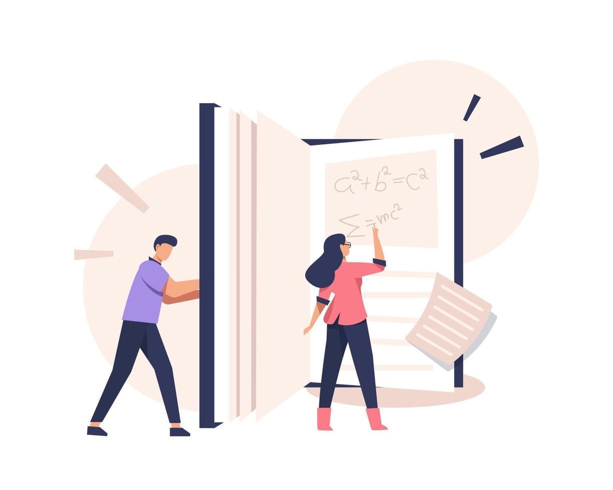 education concept,Learning,Books and reading,flat design icon vector illustration