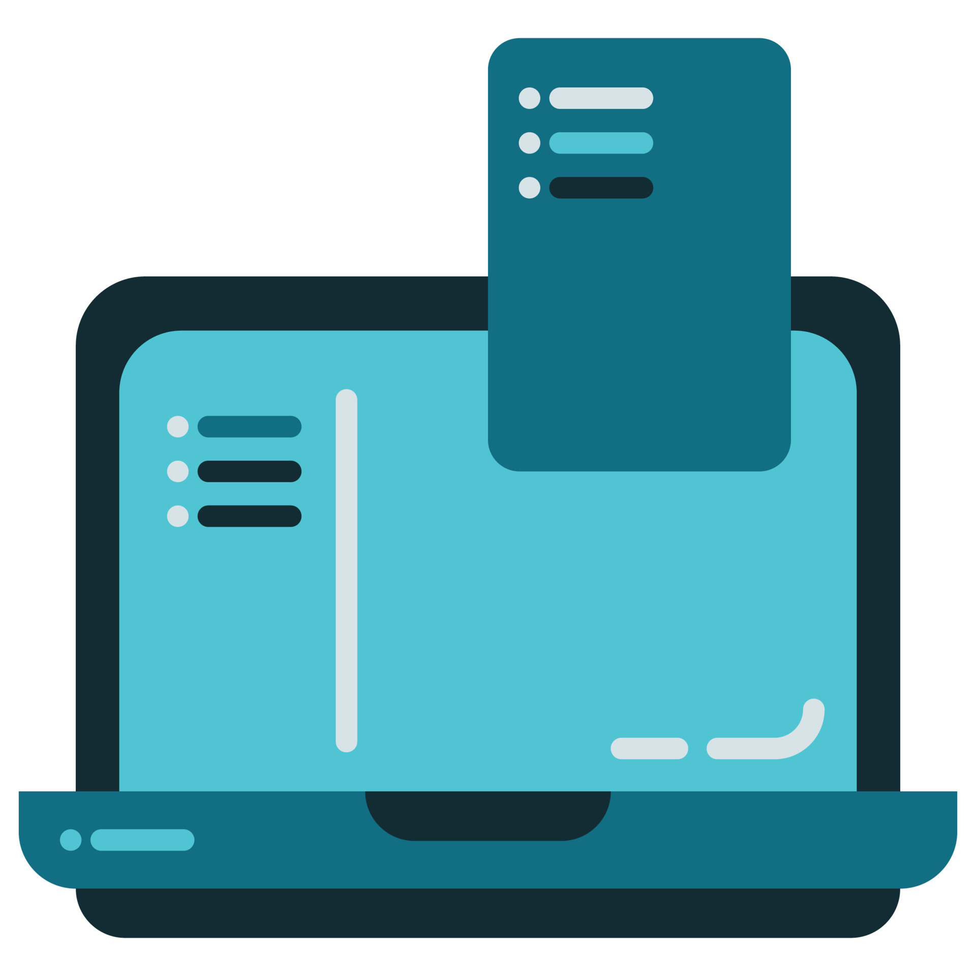 library book catalog, catalog through computer system 13259974 Vector ...