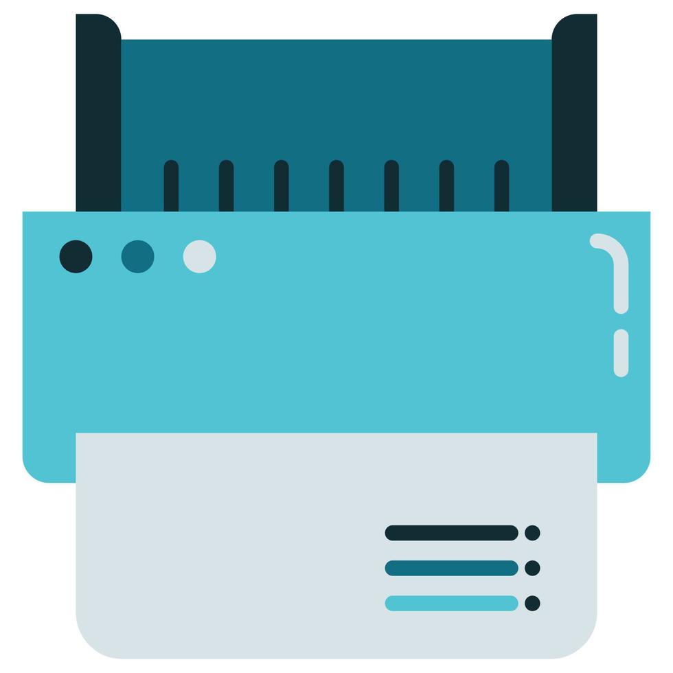 the printer that is outputting the print vector