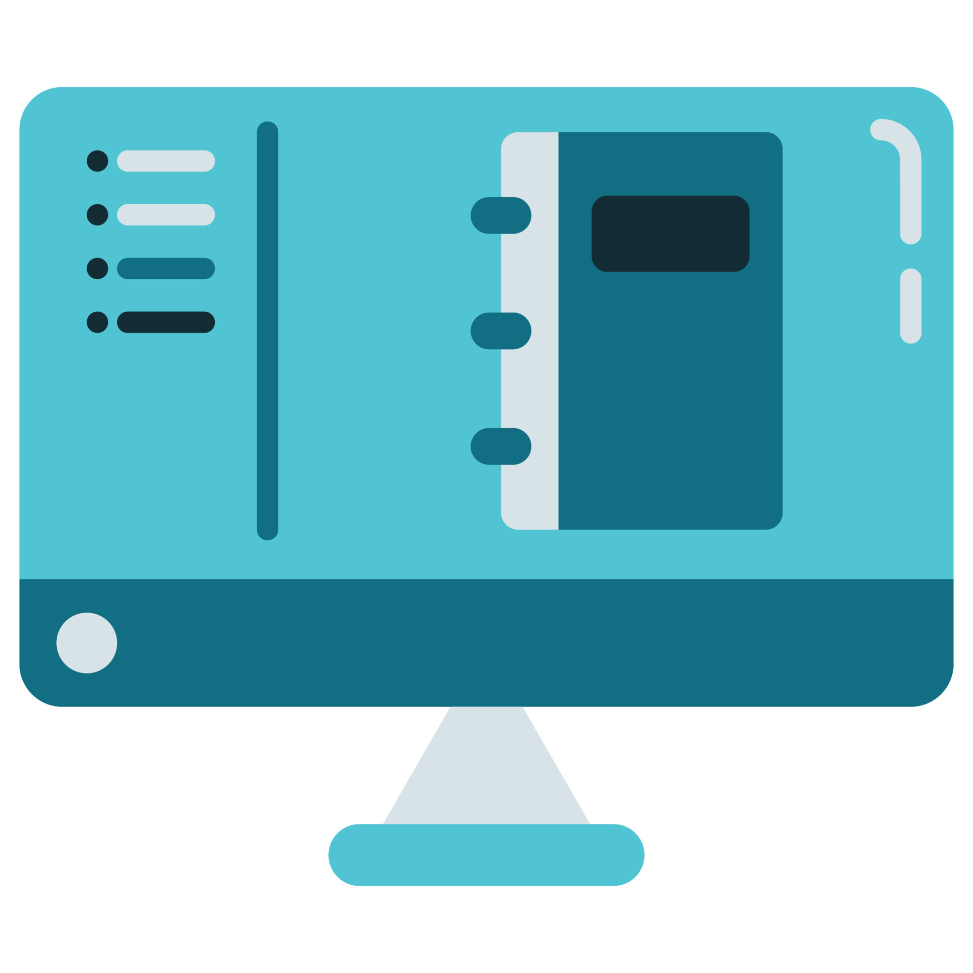 library book catalog, catalog through computer system 13259985 Vector ...