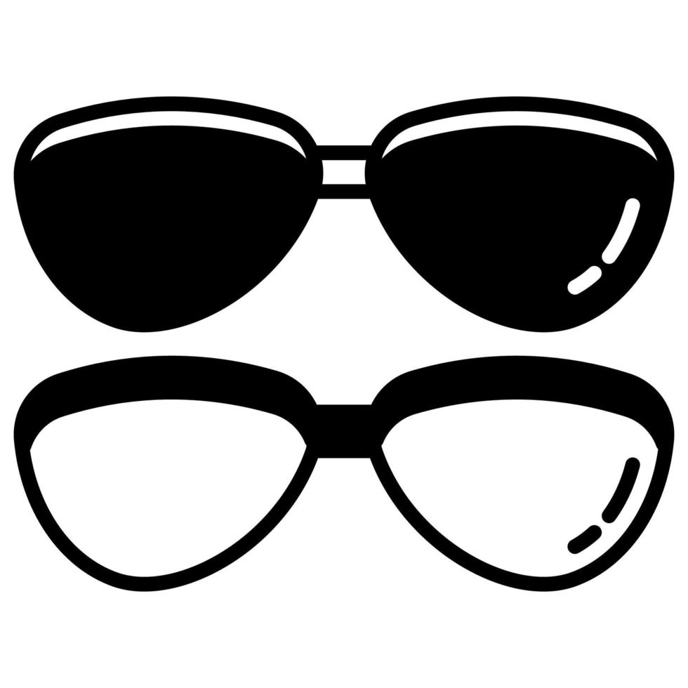 sunglasses as a fashion model vector