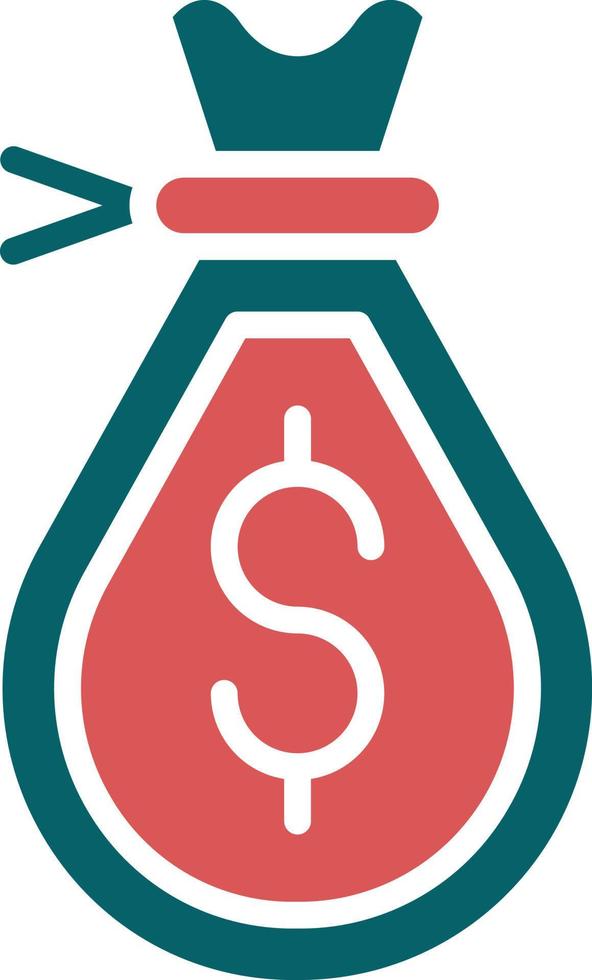 Money Bag Icon Style vector