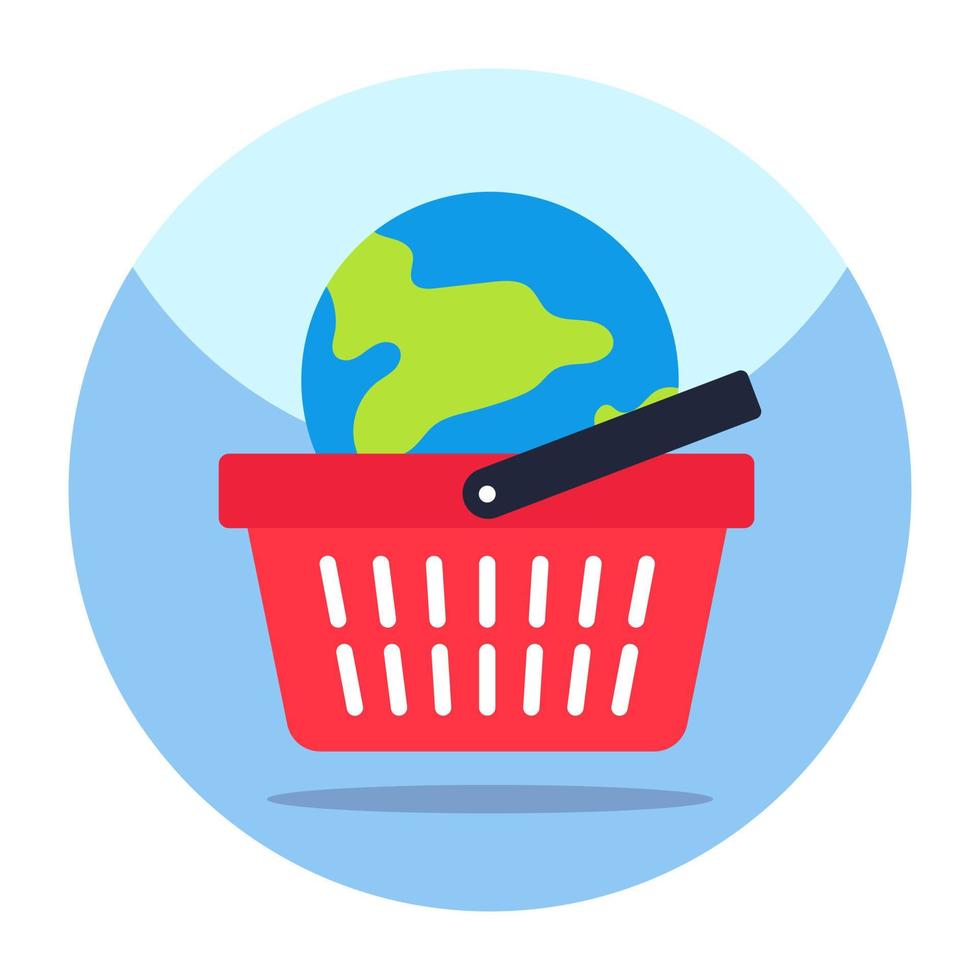 icono de carrito de compras, vector editable