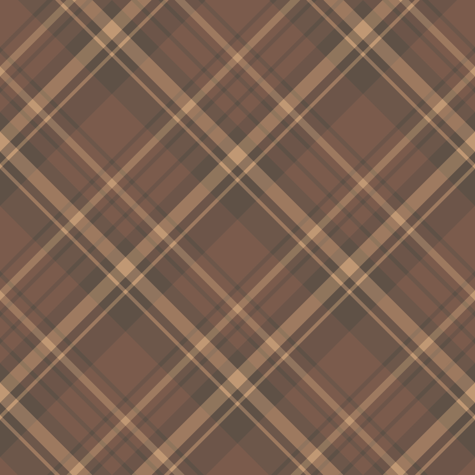 Seamless pattern in interesting cozy brown colors for plaid, fabric