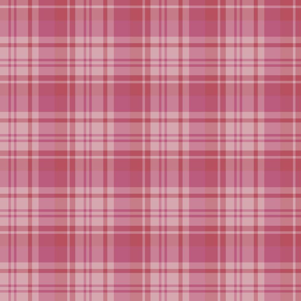 Seamless pattern in interesting festive pink and red colors for plaid, fabric, textile, clothes, tablecloth and other things. Vector image.