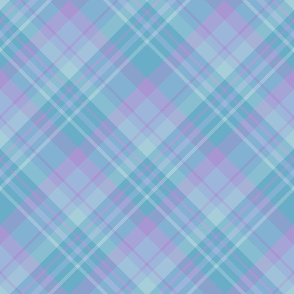 Seamless pattern in interesting cozy blue and light violet colors for plaid, fabric, textile, clothes, tablecloth and other things. Vector image. 2