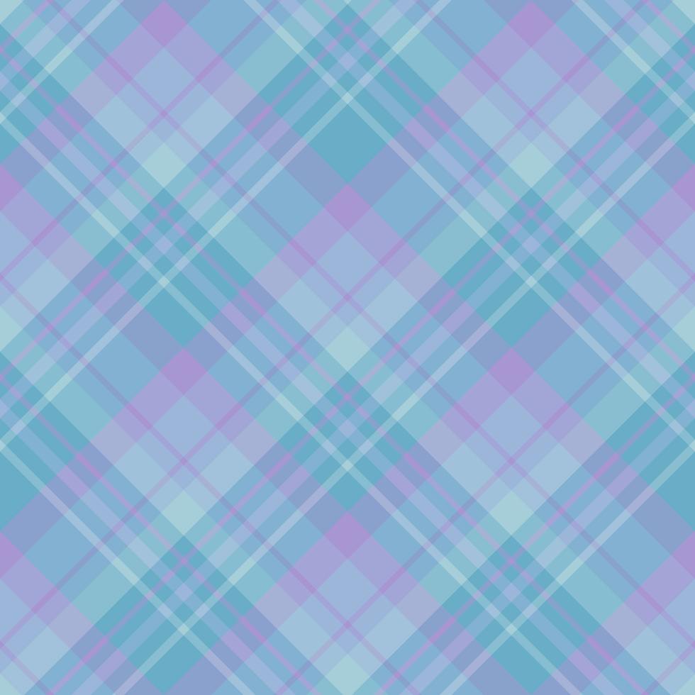 Seamless pattern in interesting cozy blue and light violet colors for plaid, fabric, textile, clothes, tablecloth and other things. Vector image. 2