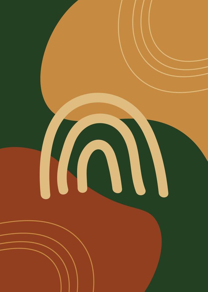 Natural Shapes Illustration vector