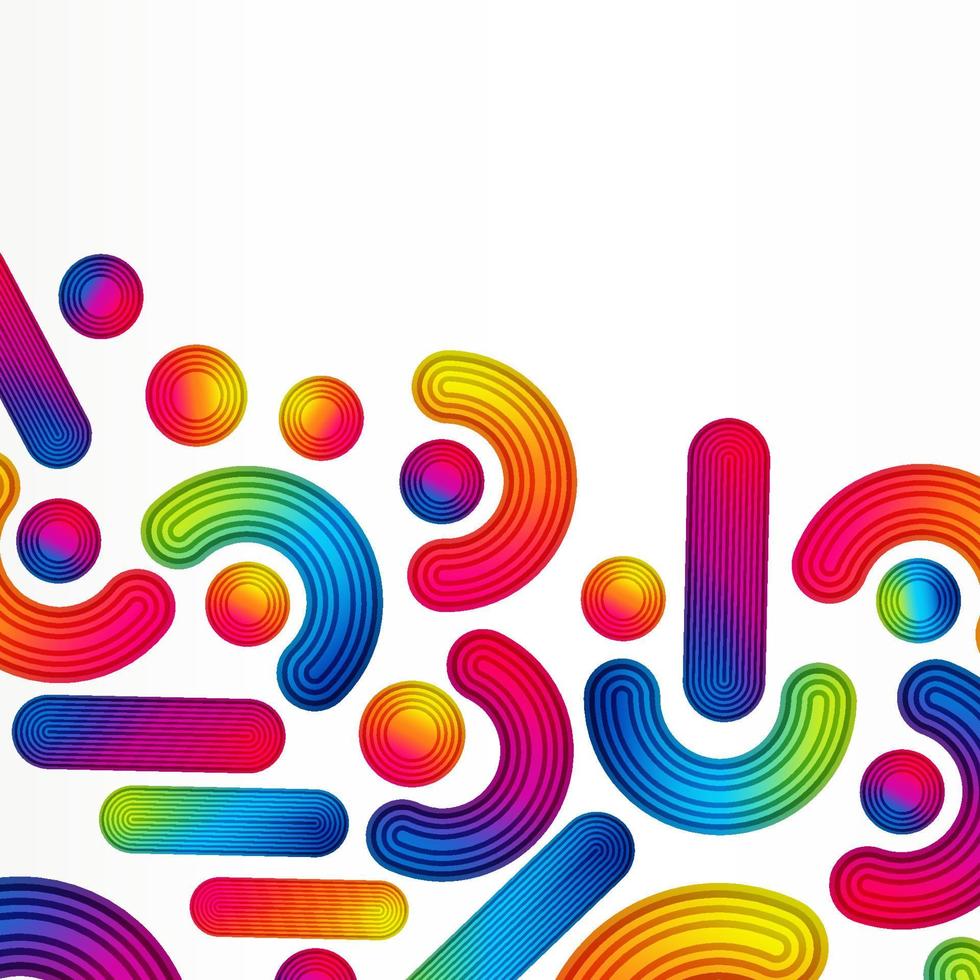 Colorful abstract background with striped design elements splash, vector color design, graphic illustration. A4.