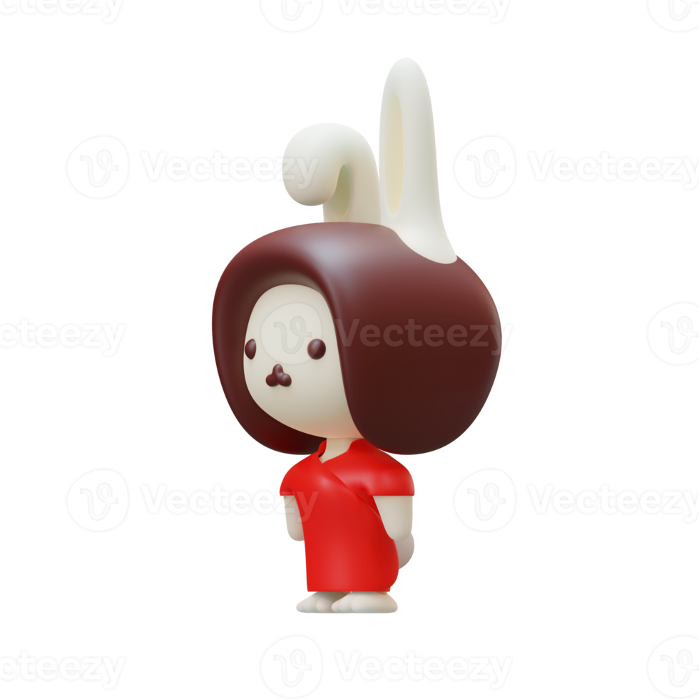 Chinese New Year Of Rabbit 3D Element 10 png