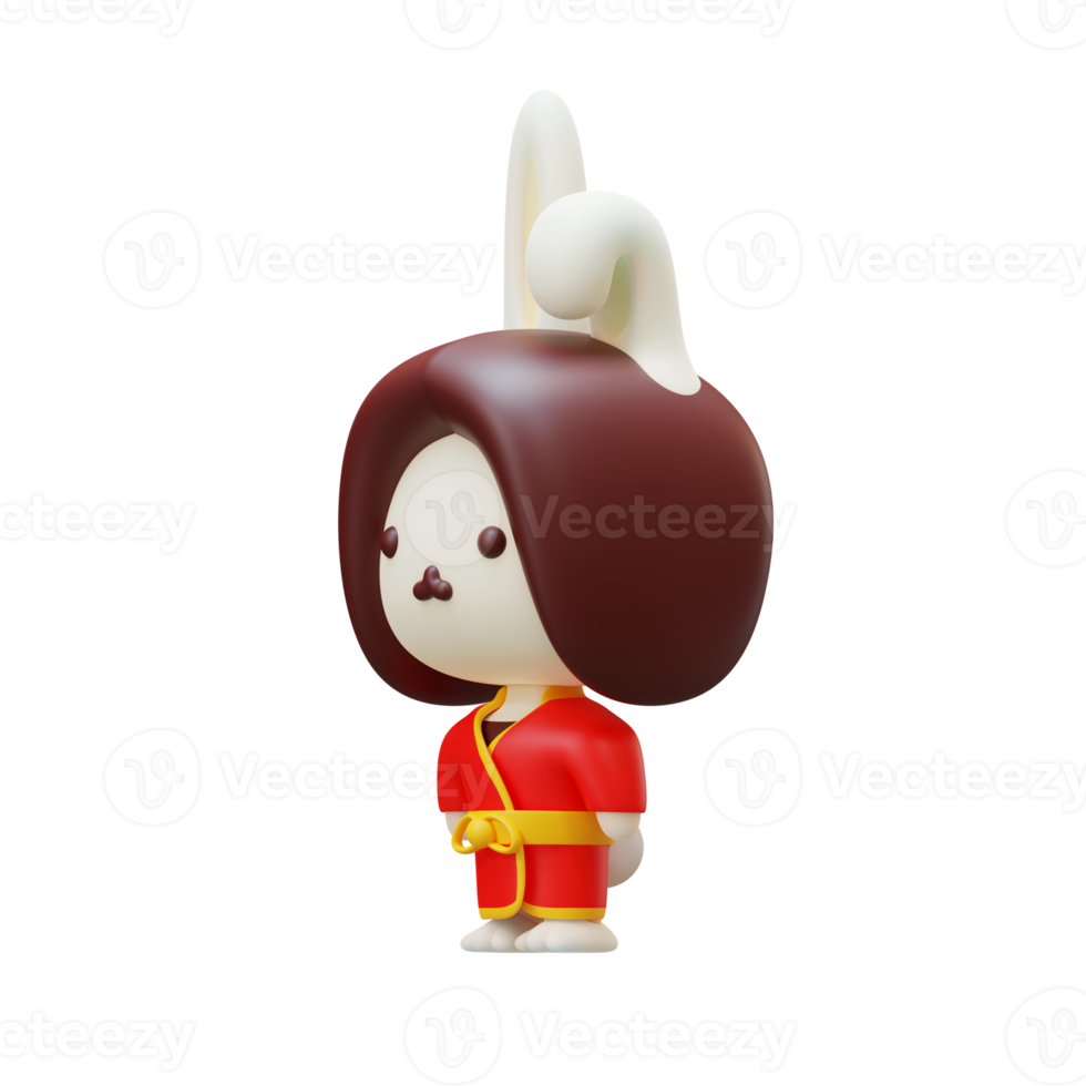 Chinese New Year Of Rabbit 3D Element 09 png