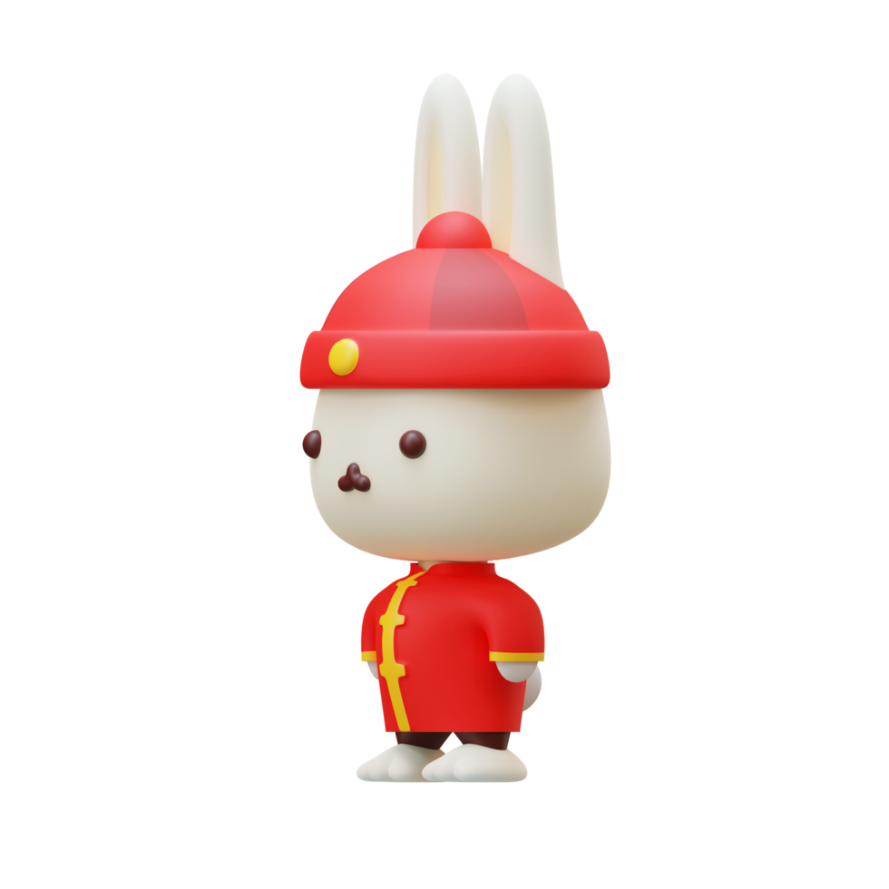 Chinese New Year Of Rabbit 3D Element 04 png