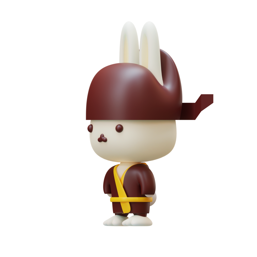 Chinese New Year Of Rabbit 3D Element 06 png