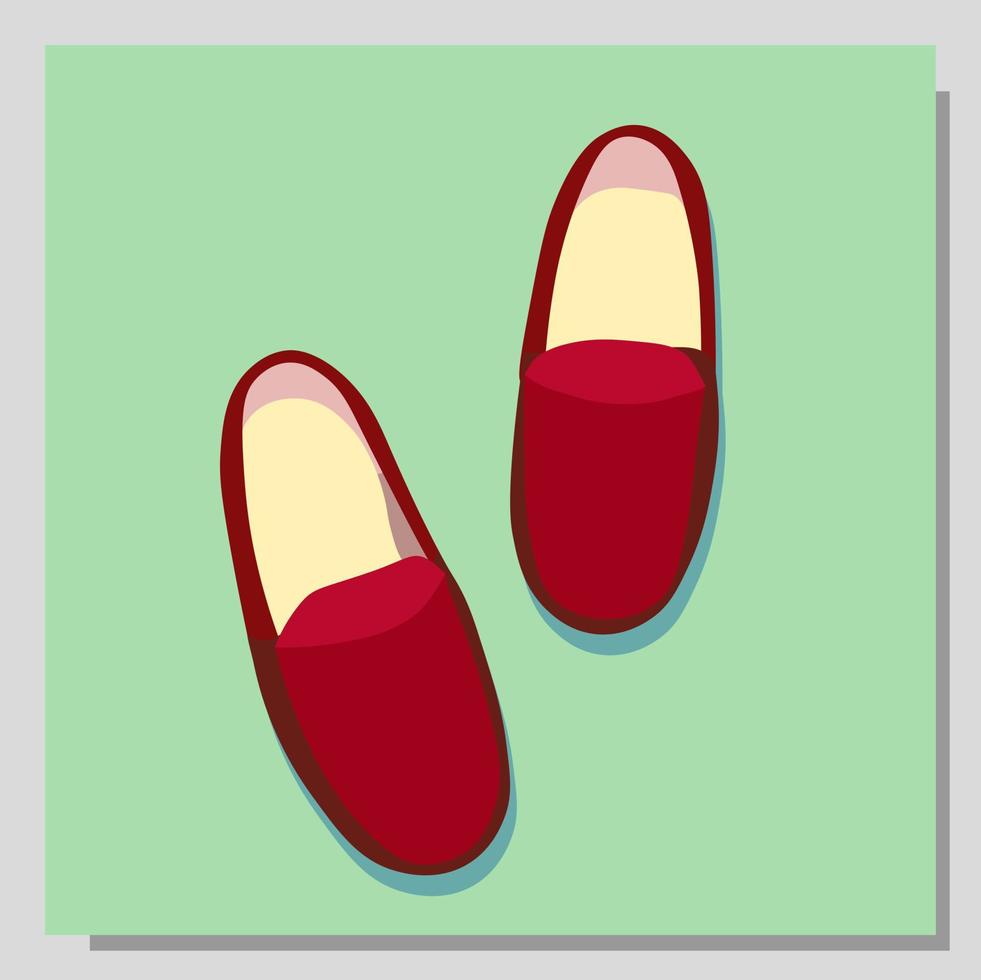 Shoes isolated. Fashionable shoes illustration. Children sandals vector
