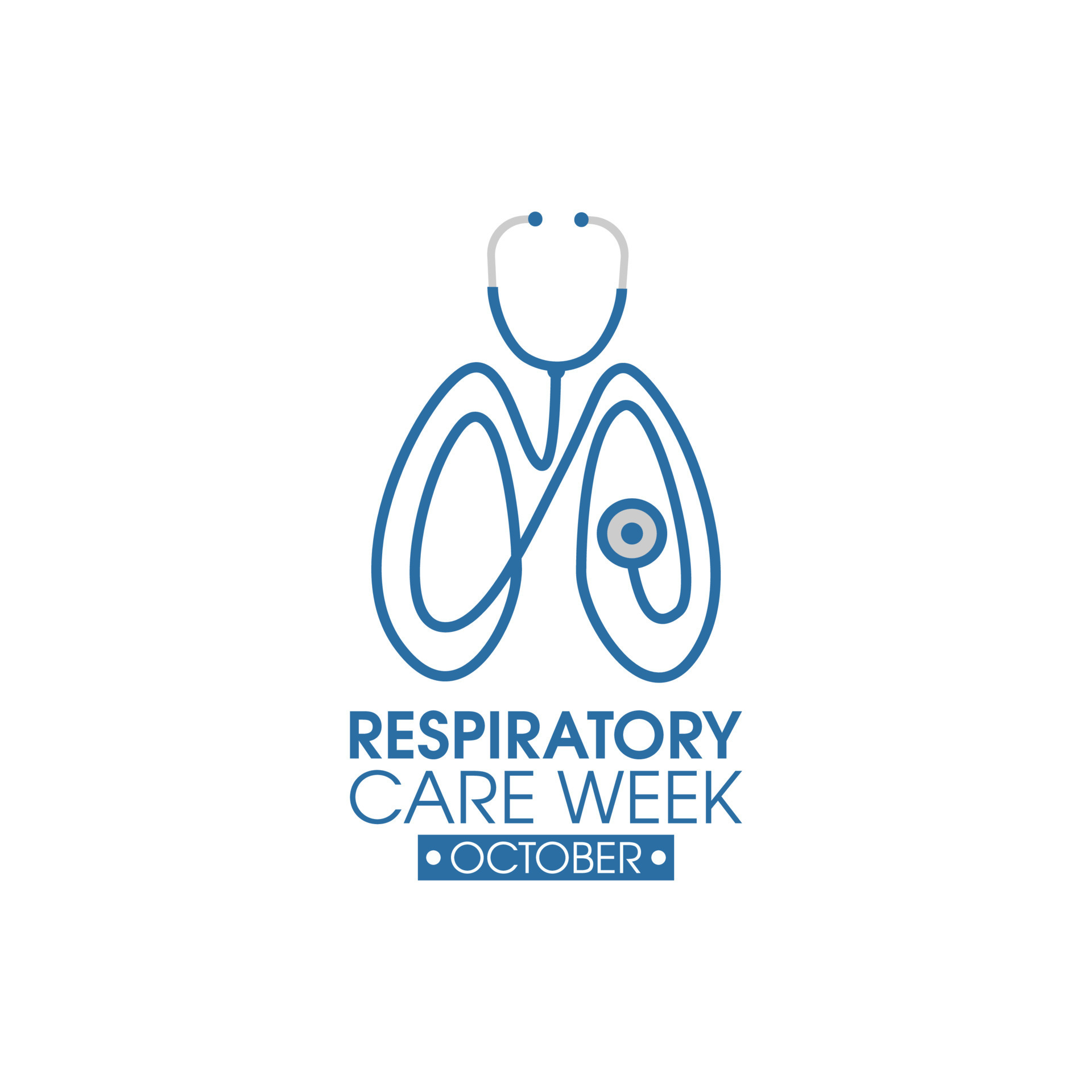 vector graphic of respiratory care week good for respiratory care week celebration. flat design