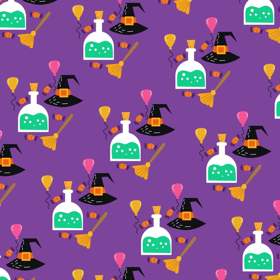 Collection of minimal Halloween patterns for wallpapers vector