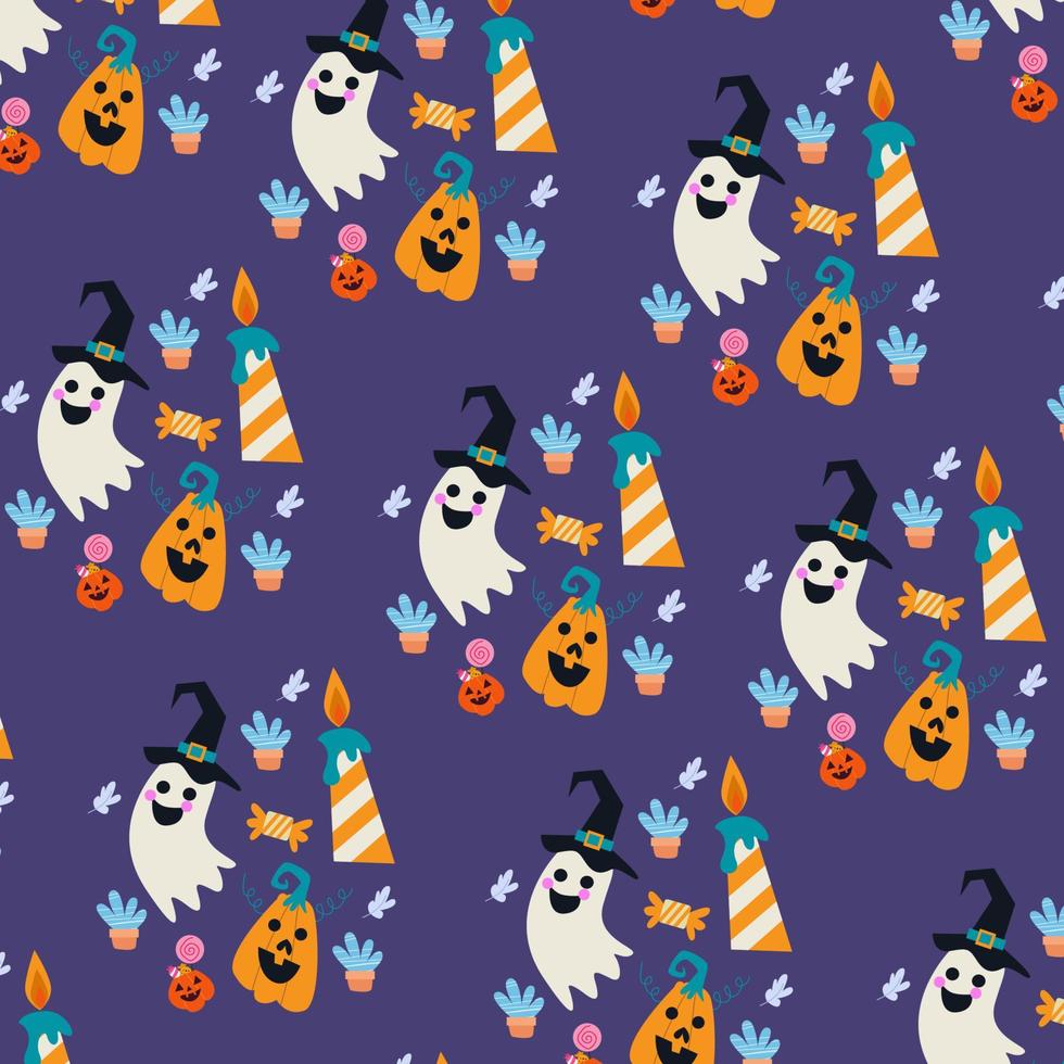 Collection of minimal Halloween patterns for wallpapers 13261484 Vector ...