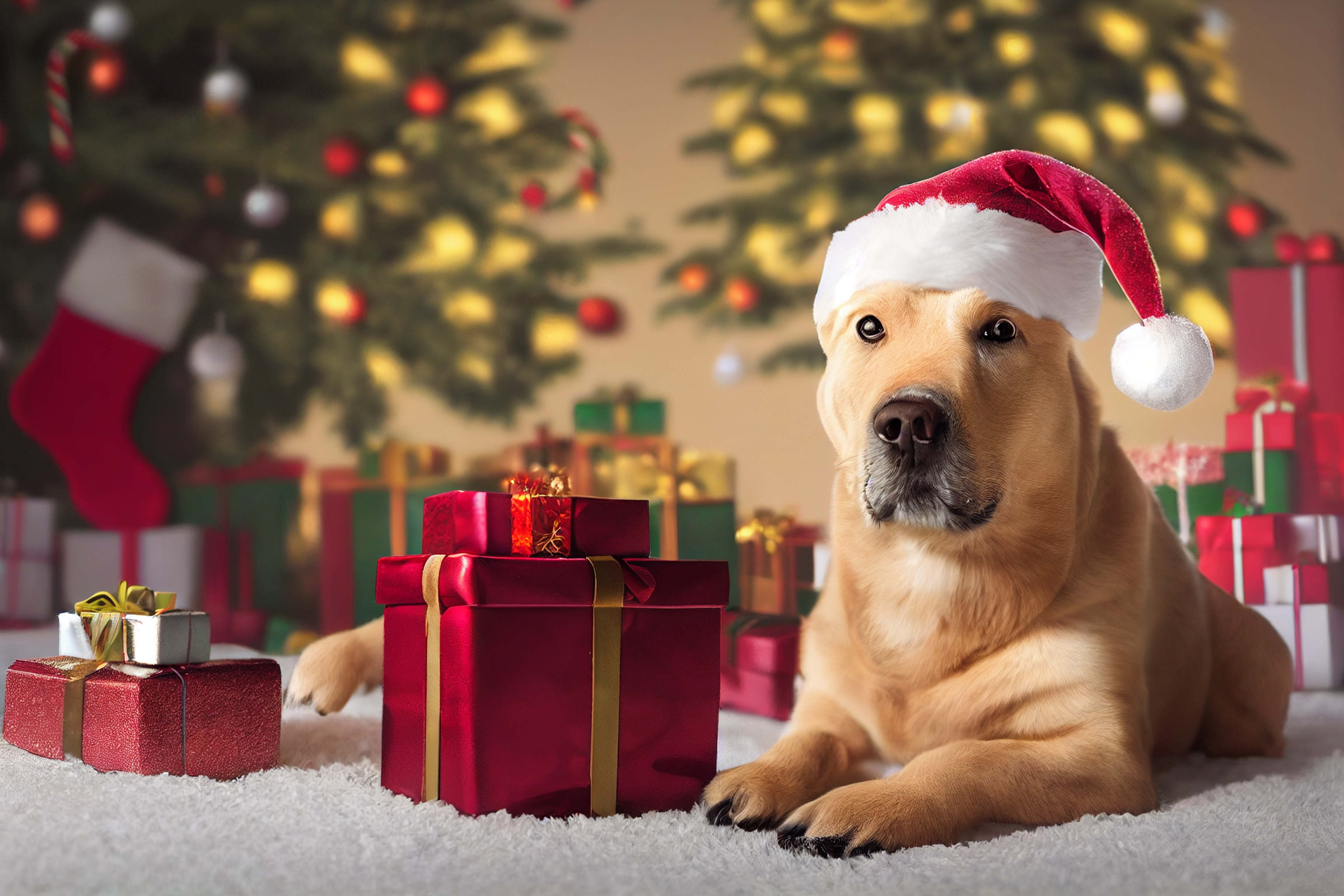 Christmas Dog Stock Photos, Images and Backgrounds for Free Download