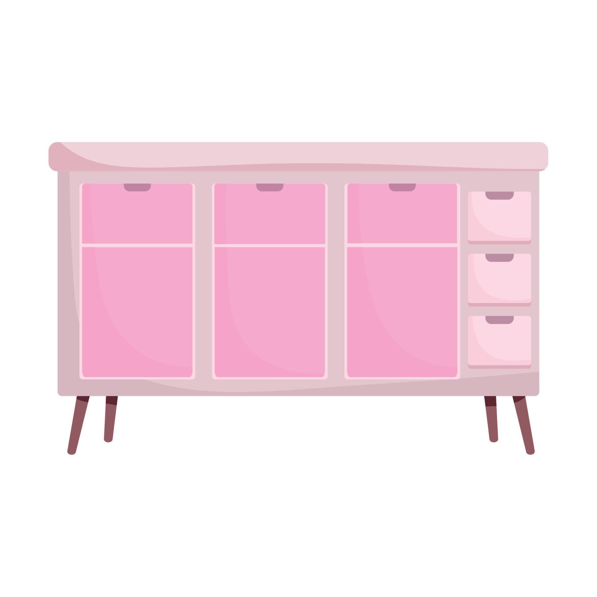 furniture drawers decoration isolated design icon white background