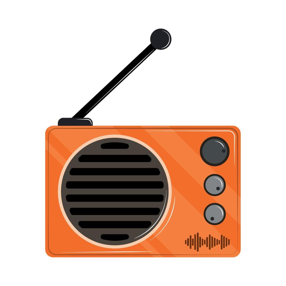 icono de vector de radio