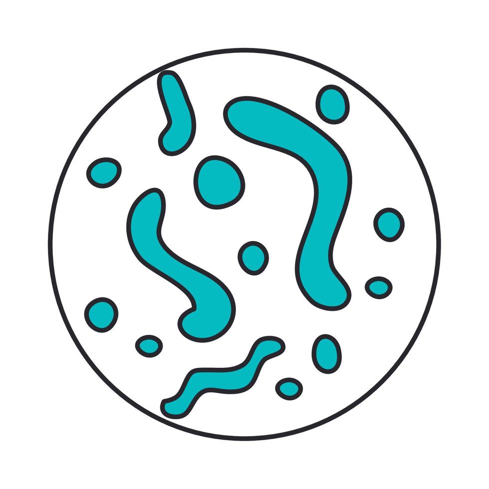 covid 19 coronavirus pathogen spread outbreak disease pandemic line and fill style icon vector