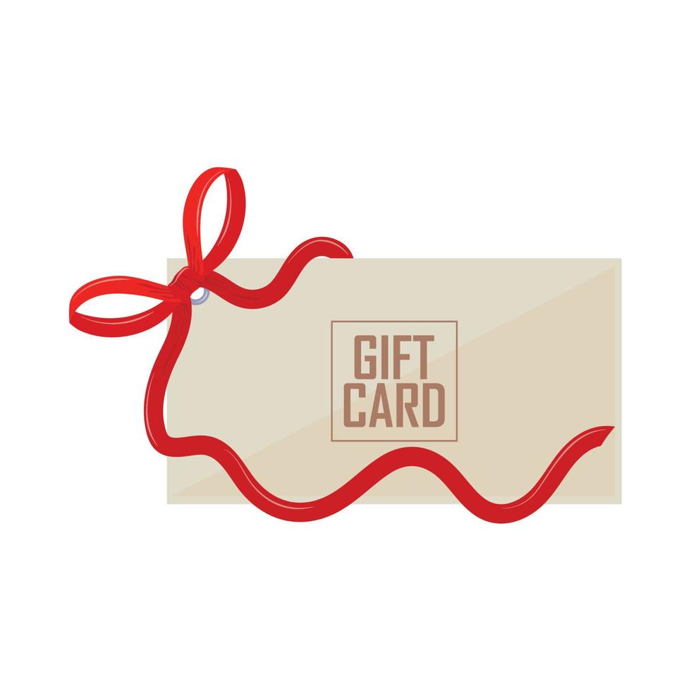 gift card tag vector