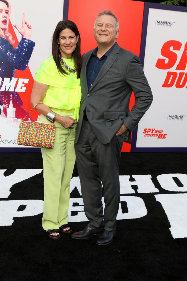 LOS ANGELES - JUL 25 - Paula Reiser, Paul Reiser at The Spy Who Dumped Me Premiere at the Village Theater on July 25, 2018 in Westwood, CA photo