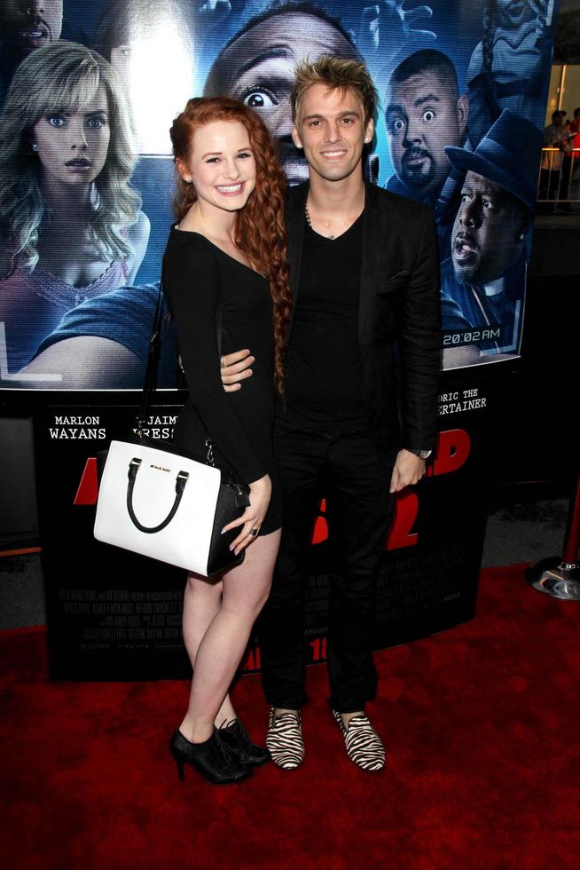 LOS ANGELES - APR 16 - Aaron Carter at the A Haunted House 2 World Premiere at Regal 14 Theaters on April 16, 2014 in Los Angeles, CA photo