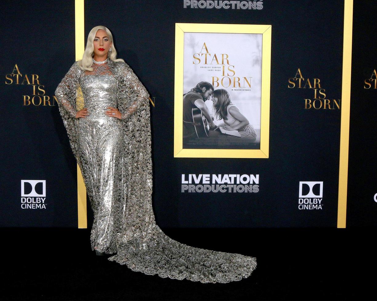 LOS ANGELES - SEP 24   Lady Gaga at the  A Star is Born  LA Premiere at the Shrine Auditorium on September 24, 2018 in Los Angeles, CA photo