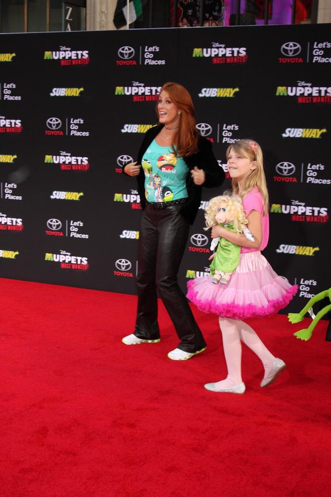 LOS ANGELES - MAR 11 - Angie Everhart at the Muppets Most Wanted - Los Angeles Premiere at the El Capitan Theater on March 11, 2014 in Los Angeles, CA photo