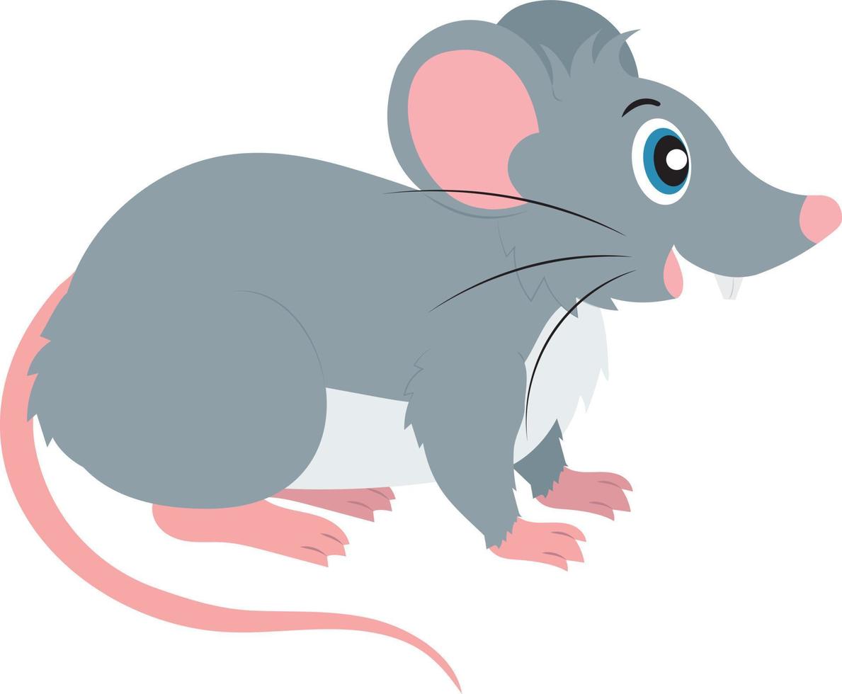 Cartoon Vector Mouse. Cute Mouse Clipart