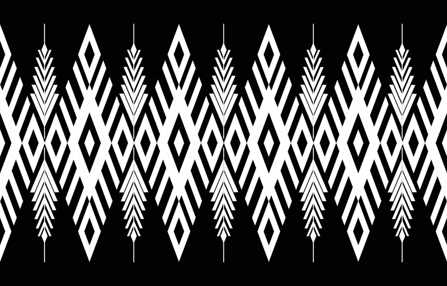 estilo de arte sin costuras ikat. diseño para fondo, alfombra, papel tapiz, ropa, envoltura, batik, tela, telón de fondo, sarong e ilustración vectorial. estilo de bordado vector