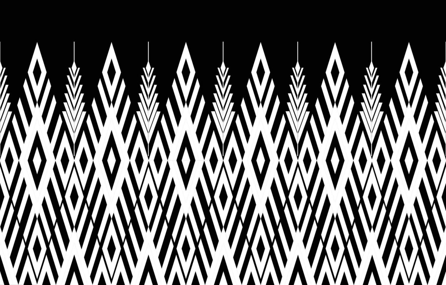 ikat seamless art style. Design for background, carpet, wallpaper, clothing, wrapping, Batik, fabric, backdrop, sarong, and Vector illustration. embroidery style