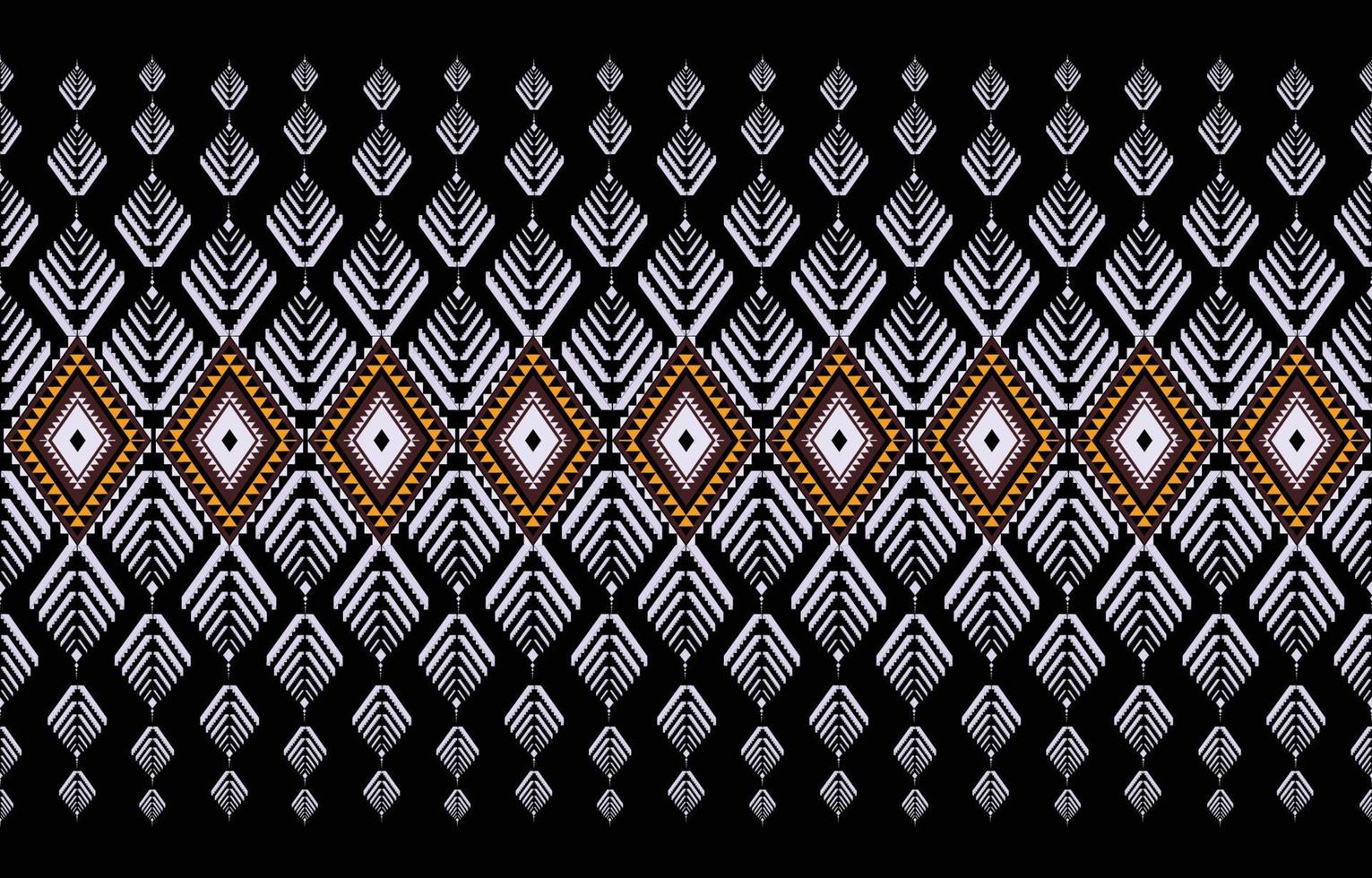 patrón étnico geométrico colorido. oriental, occidental, azteca, tribal tradicional. patrón sin costuras tela, azulejo, fondo, alfombra, papel pintado, ropa, sarong, envoltura, batik, tela, patrón vectorial. vector