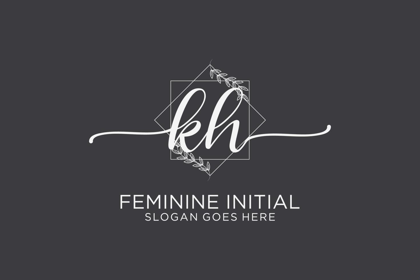 Initial VL minimalist logo with brush, Initial logo for signature, wedding,  fashion. 11091431 Vector Art at Vecteezy