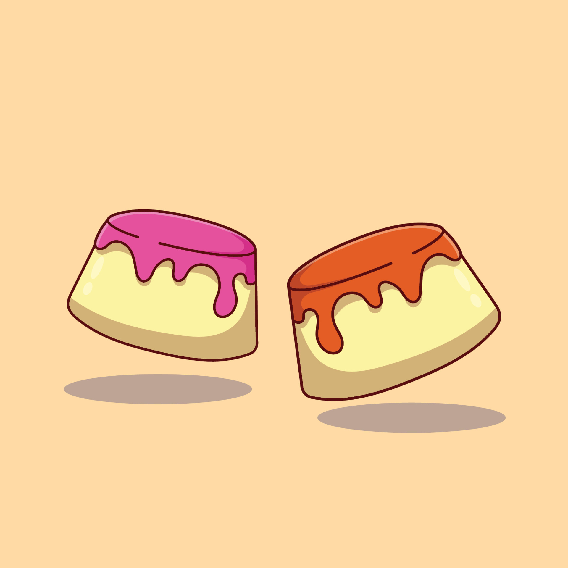 Pudding logo bakery logo template 13266896 Vector Art at Vecteezy