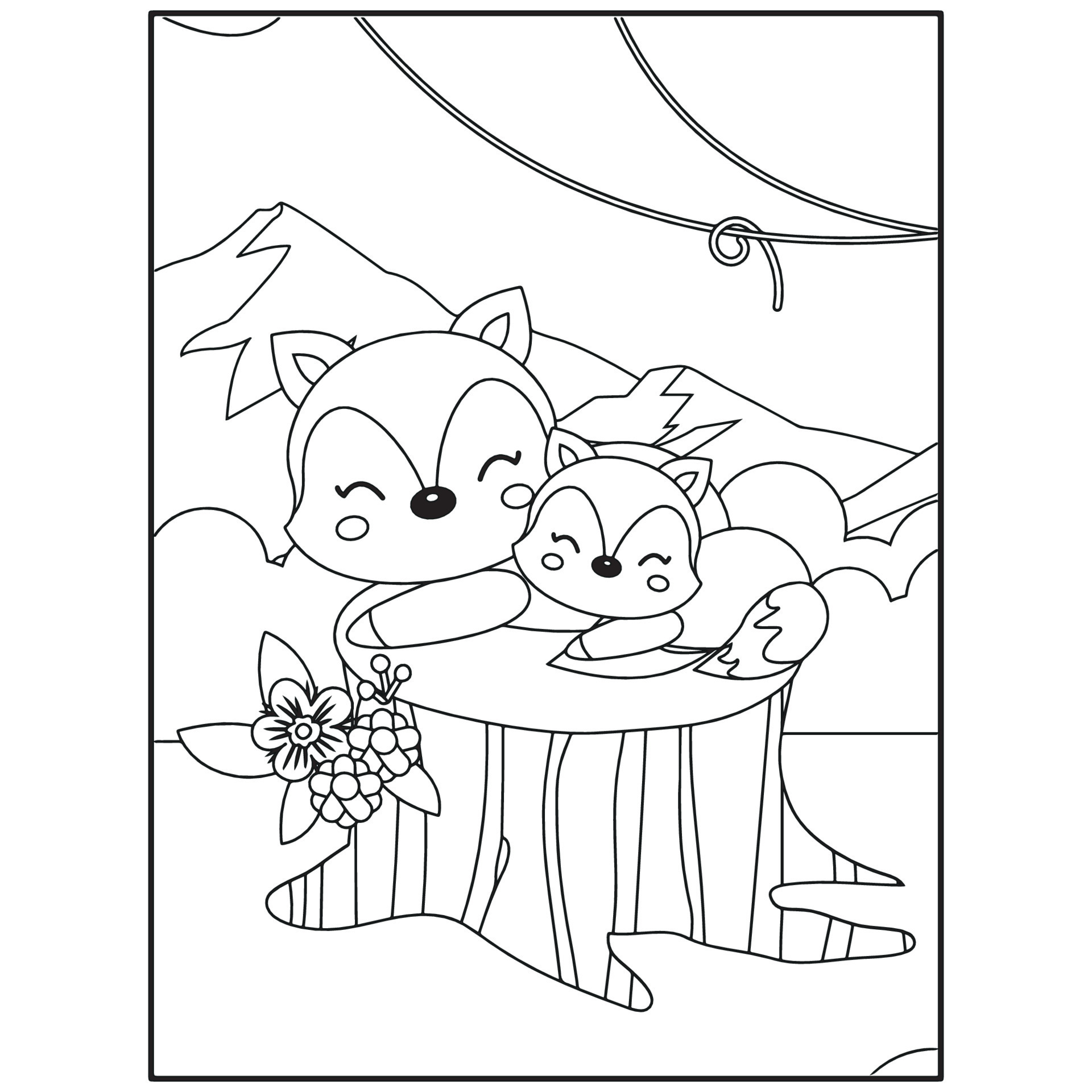 Cute Animals Coloring Book Pages For Kids 13266967 Vector Art At Vecteezy Cute animals coloring book pages for kids 13266967 vector art at vecteezy