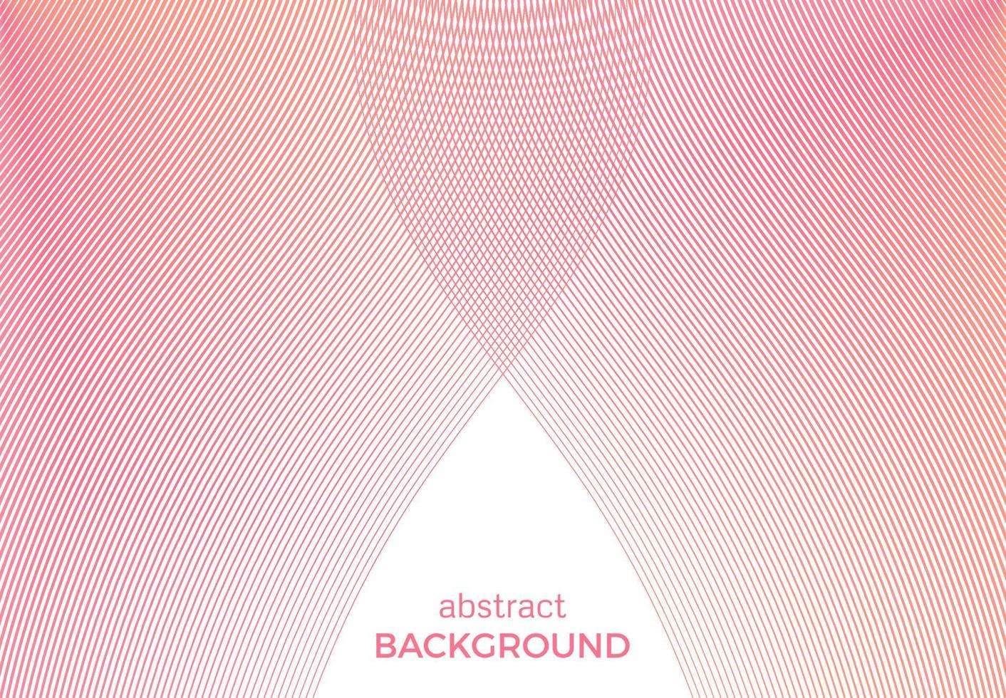 Abstract background with narrow wavy lines. Vector illustration