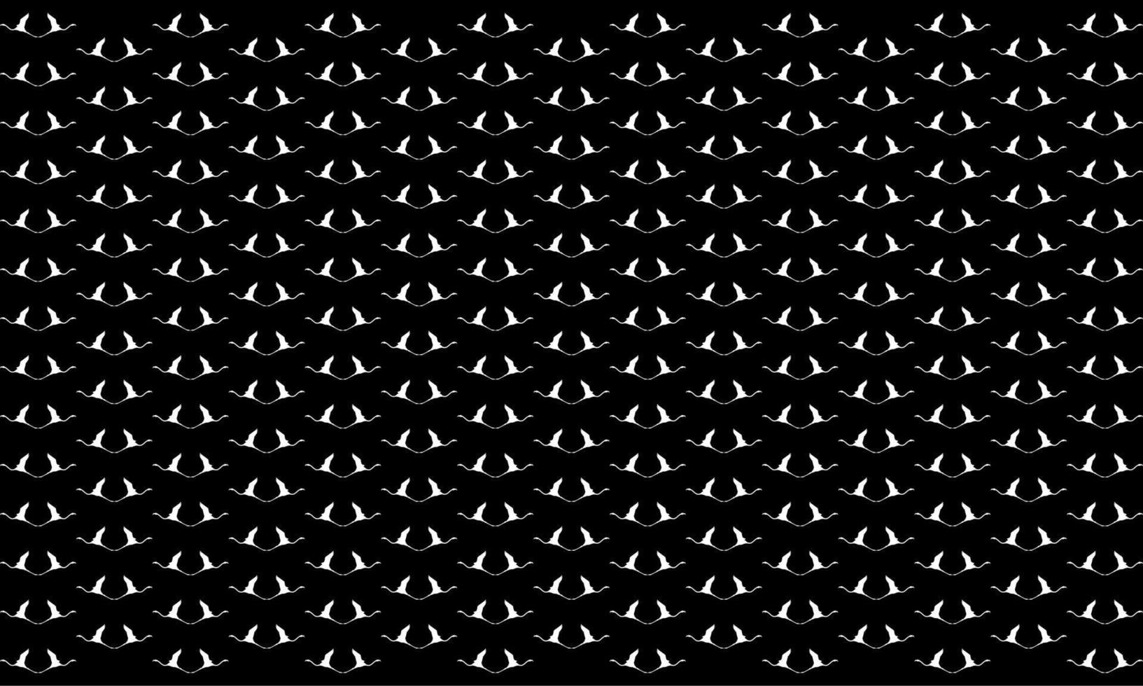 Flying Flamingo Bird Motifs Pattern. Contemporary Decoration for Interior, Exterior, Carpet, Textile, Garment, Cloth, Silk, Tile, Plastic, Paper, Wrapping, Wallpaper, Pillow, Sofa, Background, Ect. vector