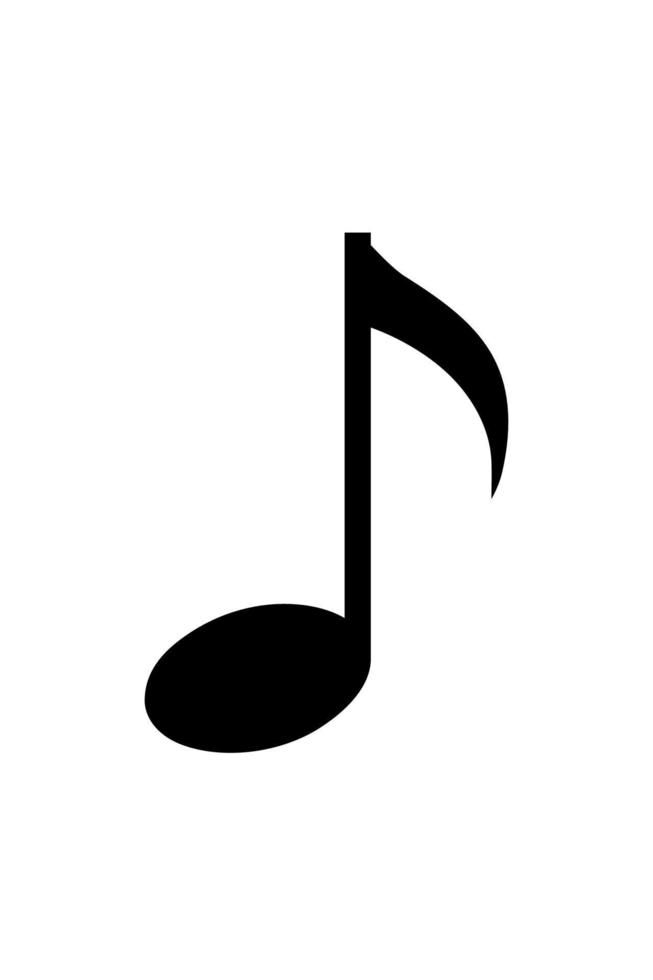 Music Notation Illustration for Icon, Symbol, Art Illustration, Apps, Website, Logo or Graphic Design Element. Vector Illustration