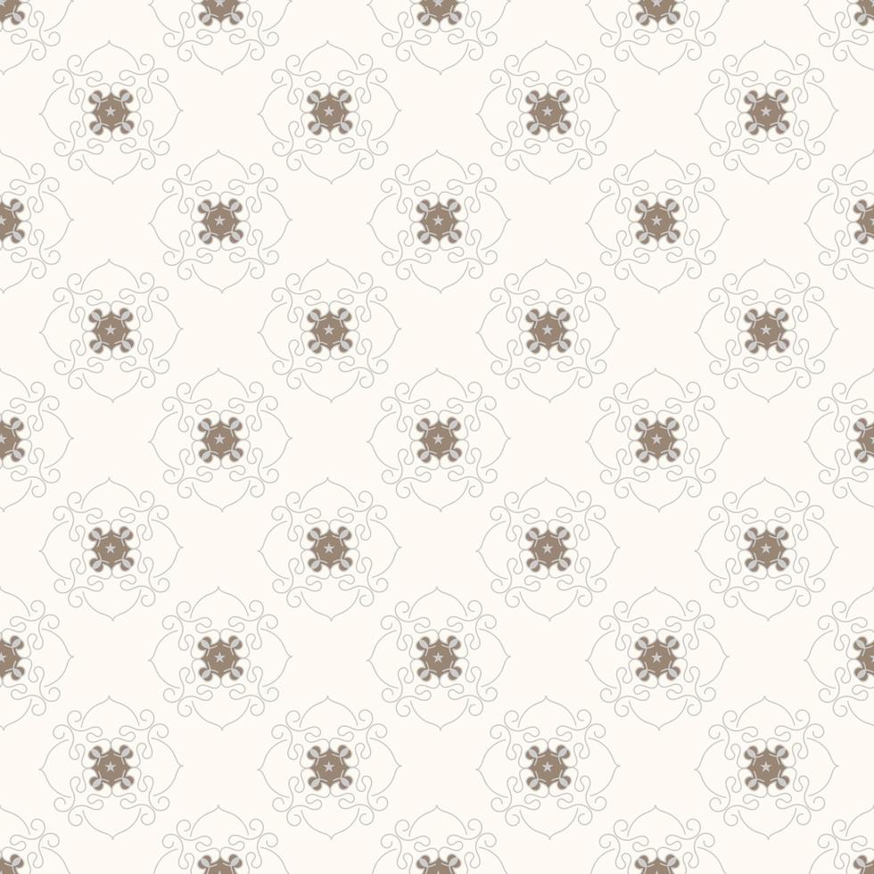 Vector Floral textured print.  Seamless pattern and background