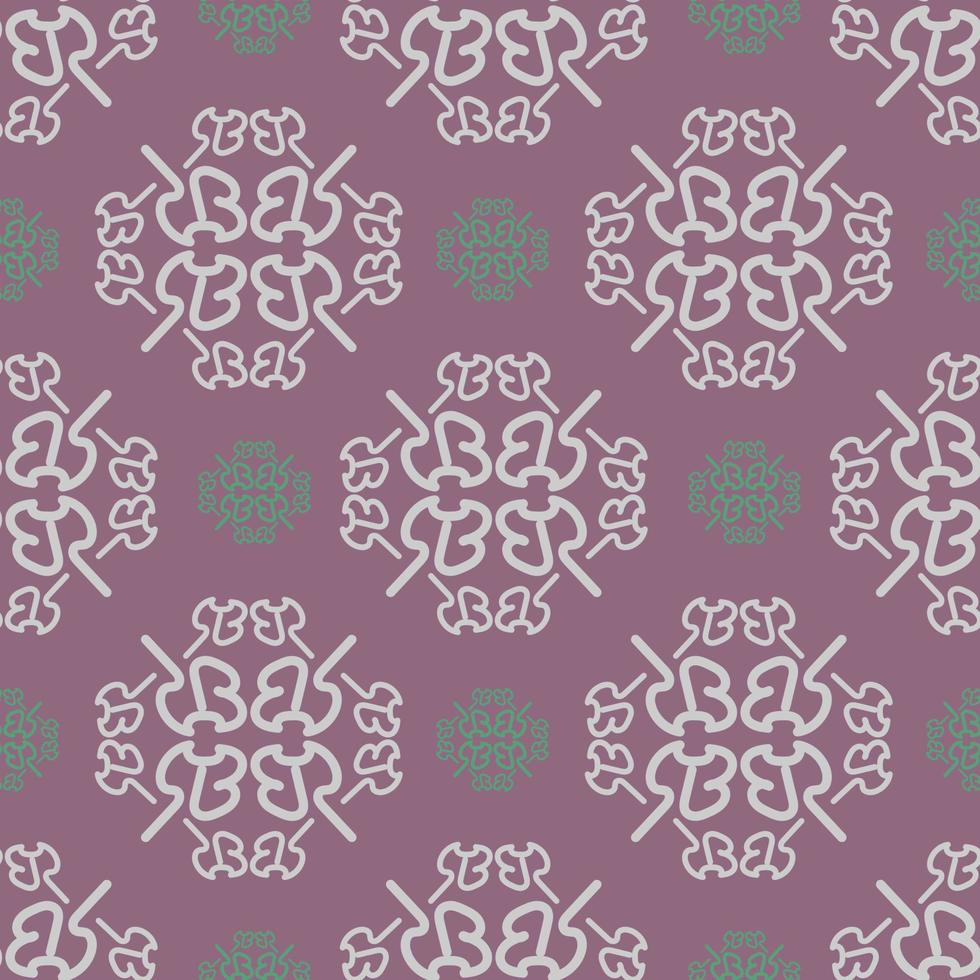 Floral royal pattern . seamless pattern and background vector