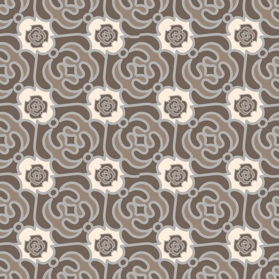 Vector Floral textured print.  Seamless pattern and background