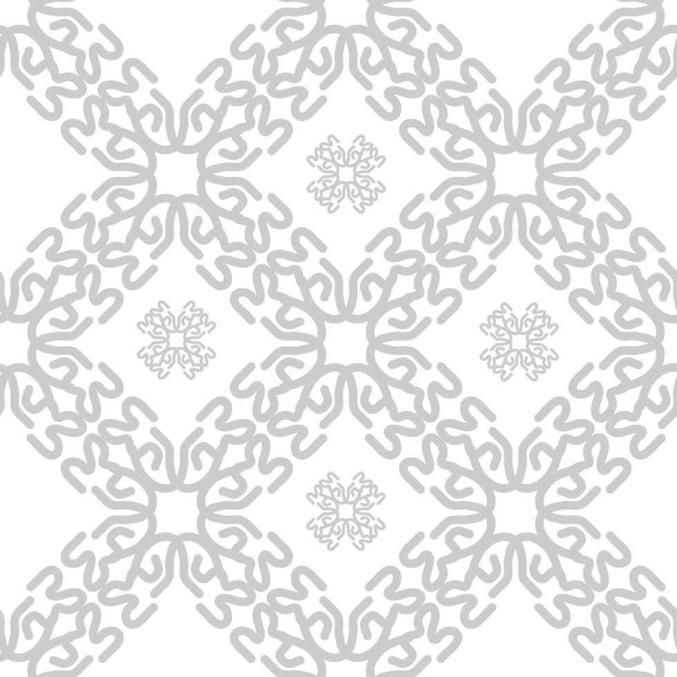 Flower shaped seamless pattern abstract geometric pattern. A seamless vector background